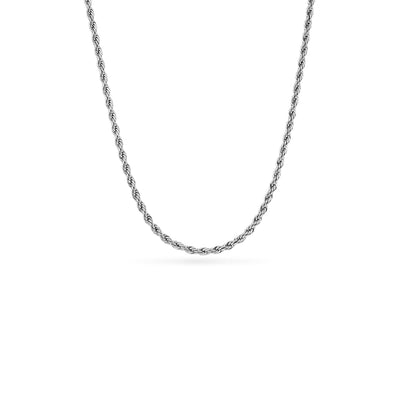 Green Quartz Heart Necklace (Silver)