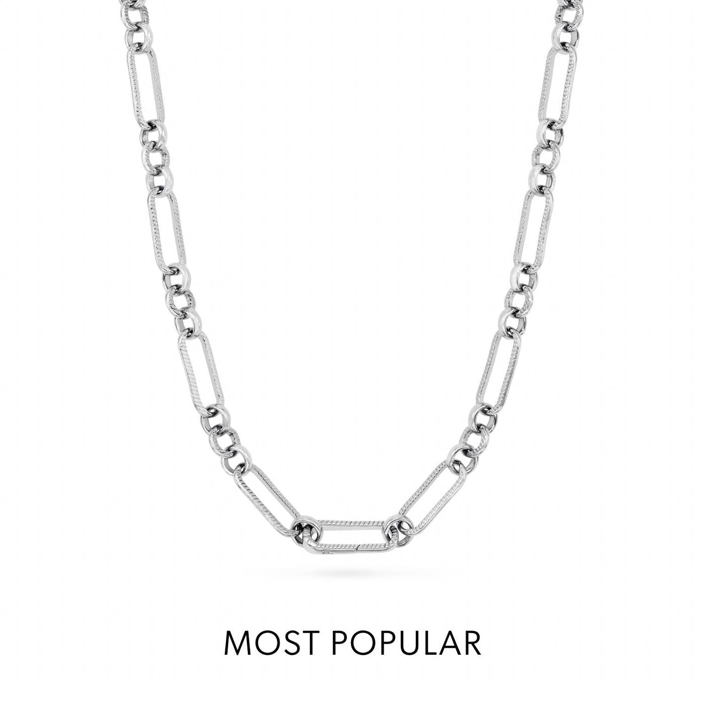 Green Quartz Heart Necklace (Silver)
