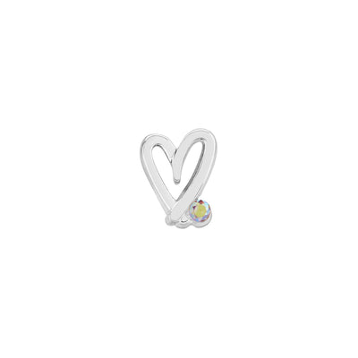 Stories Doodle Heart Bracelet (Silver)